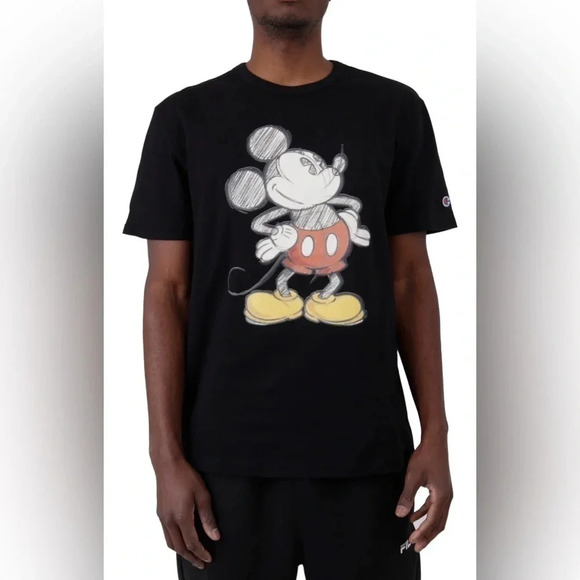 Champion Other - Champion X DISNEY MICKEY HERITAGE T-SHIRT - BLACK Small